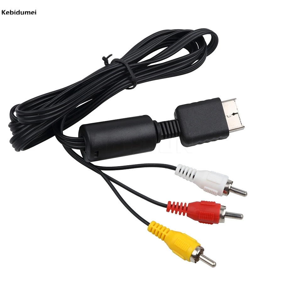 

Kebidumei 2017 1.8M RCA TV Cable AV lead Sound Video for Sony For Playstation 2 3 PS2 PS3 for Sony Playstation Wholesale