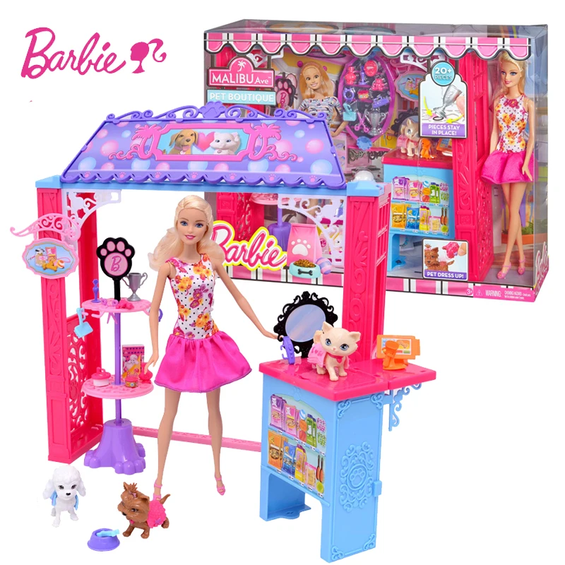 Бренд куклы Барби друзья миниатюрный дом Кукольный домик для маленьких девочек игрушки miniaturas Poppenhuis Casa de Boneca Oyuncak