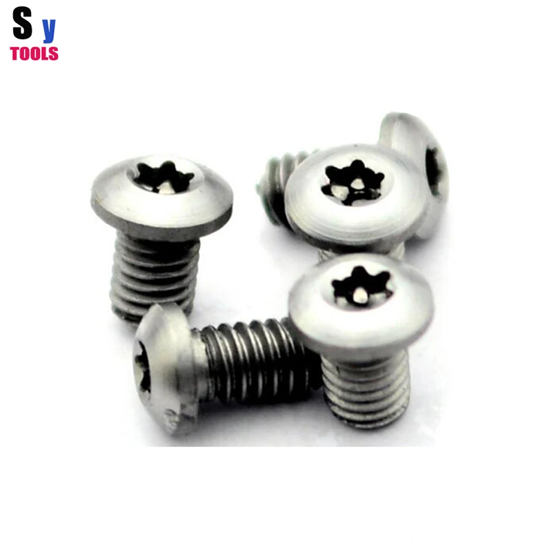 

Sy tools Diy Knife material Making knife Handle screw T6 Plum flower sharp 2 size Straight knife folding nut Rivet