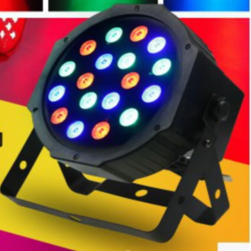 AC90-240V светодио дный 18 LED RGB сценический свет Par Свет Звук Активированный автоматический запуск проектор DJ свет вечерние вечеринки DJ шоу KTV