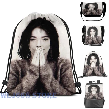 

Funny graphic print shoulder Bags women Bjork (5) Single shoulder backpack travel for men Gym Bag