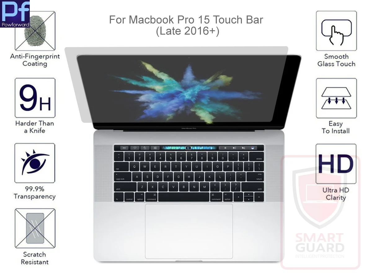 Закаленное стекло для MacBook Air 11,6 12 13 13,3 15,4 дюймов протектор для MacBook retina Pro 11 12 13 15 Защитная пленка для экрана