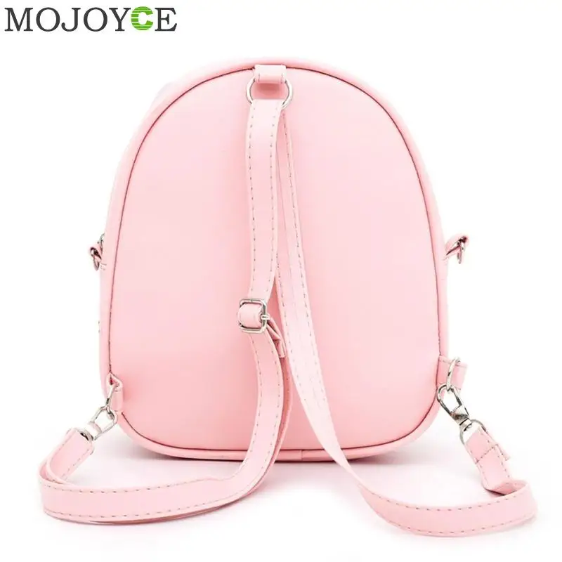 New Fashion High Quality Children Girls Babbit Bag Leather+ Sequins School Bookbag Travel Backpack Rucksack Zipper