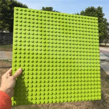 Duploe большие блоки подставок 576 точек 38,4*38,4 см DIY большая Базовая пластина строительные блоки игрушки для детей Совместимые с Duploe