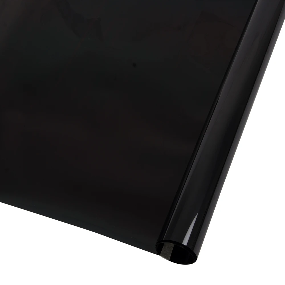 Dark Black Nano Ceramic Solar Tint Car Window Solar Film UV Proof Heat Resist VLT5% Black Tint Vinyl with size 1.52x30m Dark Black Nano Ceramic Solar Tint Car Window Solar Film UV Proof Heat Resist VLT5% Black Tint Vinyl with size 1.52x30m