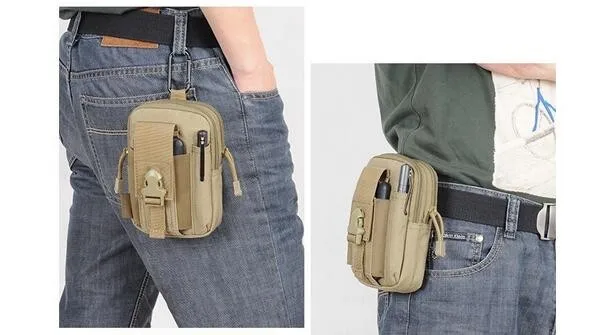 Outdoor Tactical Molle Waist Pack Bags Sport Pouch Purse Phone Case for Iphone 6 Plus SAMSUNG