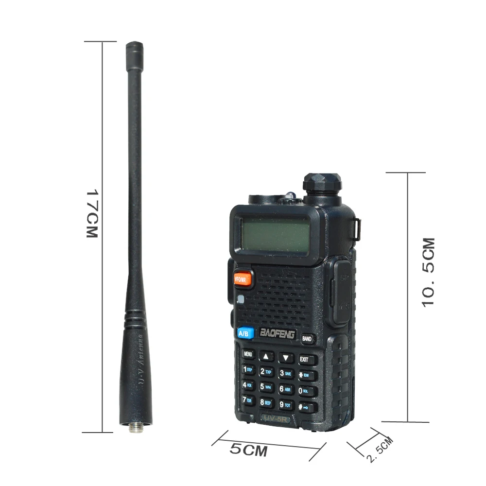 Baofeng UV-5R двухканальные рации двухсторонний коммуникатор трансивер FM UV5r VHF UHF портативный pofung UV 5R Охота CB Ham радиостанции
