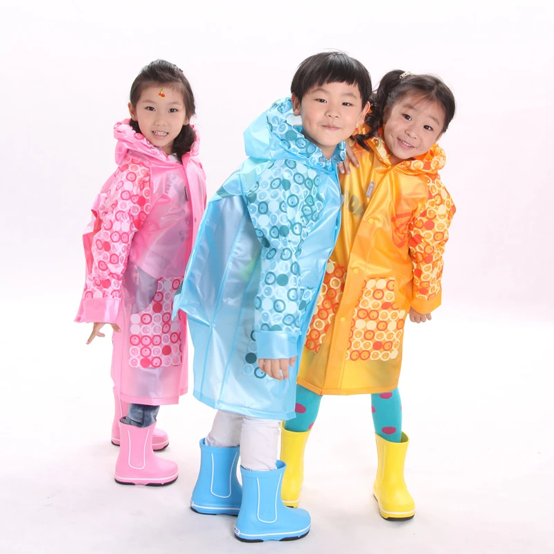 Kids Rain Coat Children Raincoat Waterproof Poncho Awning Cape De Pluie