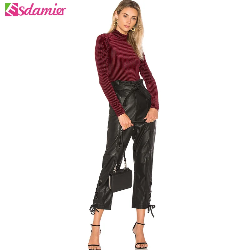 Autumn Winter Long Sleeve Womens Corduroy Bodysuit Combishort Femme Slim Turtleneck Stripe Velvet Bodysuit Top Basic Body Tops