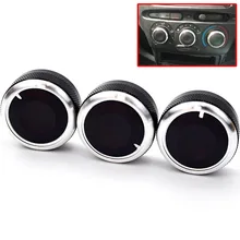3 шт. подходит для Toyota Bb Scion Xb 04-07 ручка переключателя ручки нагревателя тепла климат управление кнопки циферблаты рамка кольцо A/C Air Con крышка