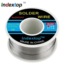 Fio de soldadura 0.8/1.0 63/37 FLUXO 2.0% 45FT Tin Chumbo Melt Rosin Núcleo de Solda De Solda do Fio Do Rolo