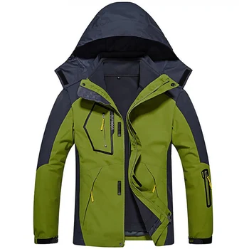 

winter jacket Men thick warm parka coat jacket men's waterproof 2 pcs set casual hooded coat Windbreaker mens winter coat