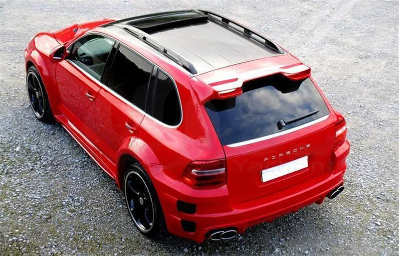 2002-2010 Porsche Cayenne Porsche 955 957 GTS-Style Roof Spoiler FRP (11)