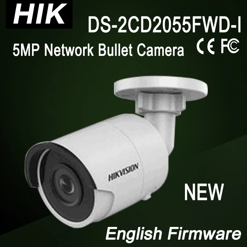 DS-2CD2055FWD-I оригинальная Hik 5MP цилиндрическая камера H.265+ ip-камера для распознавания лица IR30m 128GB Черная пятница