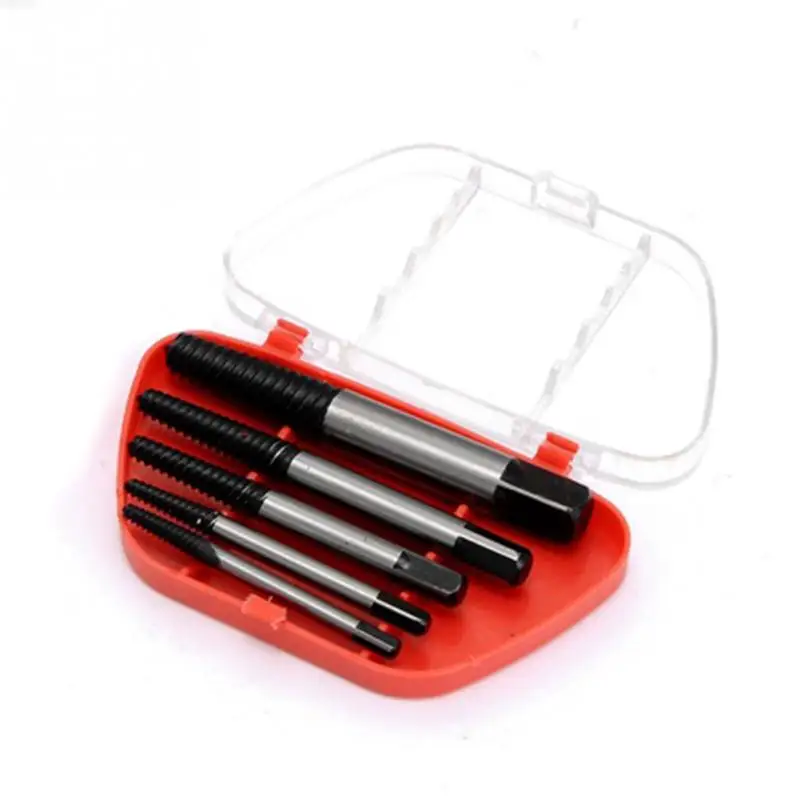 

5pcs or 6pcs Damaged Broken Screws Extractor Drill Bits Easy Out Remover Center Drill Damaged Bolts