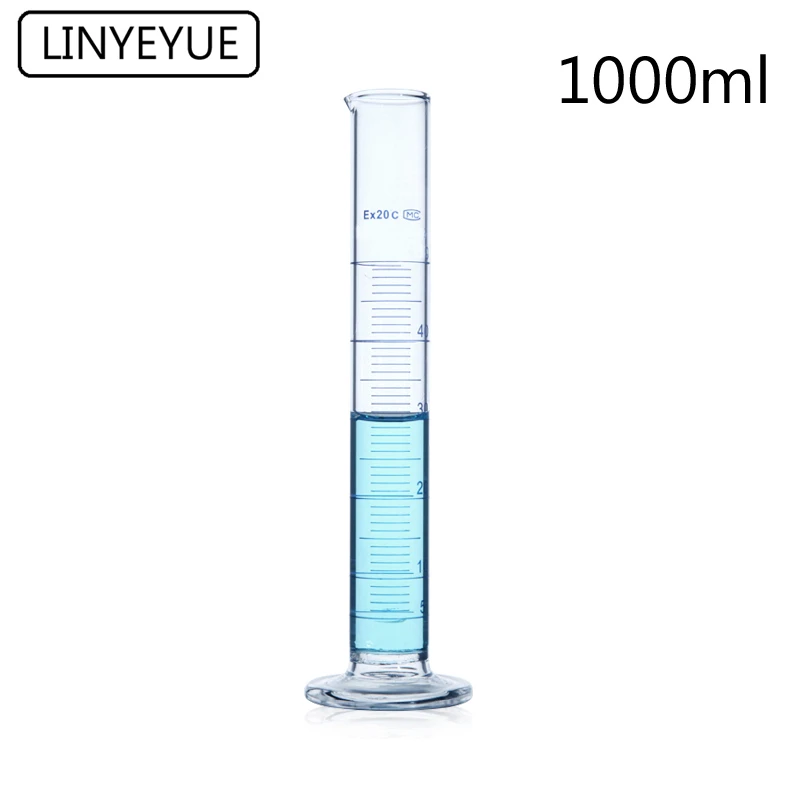 1pc 1000ml Graduated Glass Measuring Cylinder Graduated Cylinder Laboratory Glassware Chemistry Equipment Laboratory Cylinder Aliexpress