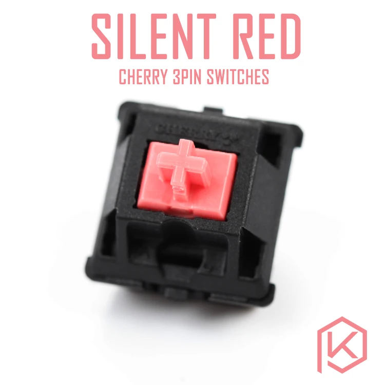 Cherry Silent Red Switch 3pin Switches For Custom Mechnical Keyboard Xd64 Xd60 Eepw84 Gh60 Tada68 Rs96 87 104 108 Red Switch Cherry Red Switchescherry Switch Aliexpress