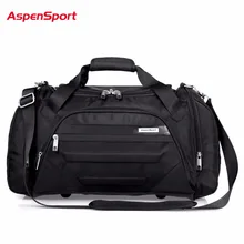 AspenSport 2017 Men Travel Bags Luggage Nylon Duffle Bags Travel Handbag Waterproof Weekend Bags Large Big Bag