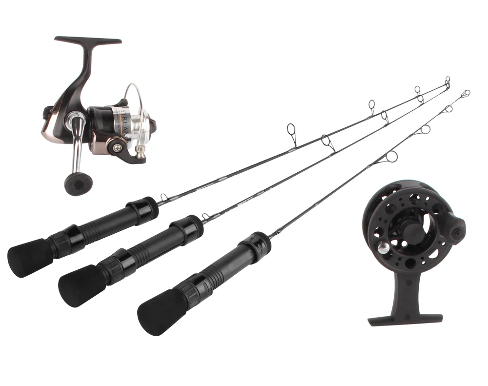 New High Carbon ice fishing rod and reel combo with tackle for winter 24UL 25L 26ML ice rod spinning ice fishing reel pesca  (2)