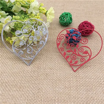 

Hollow Out Heart Metal Cutting Dies Stencils for DIY Scrapbooking Decorative Embossing DIY Paper Cards