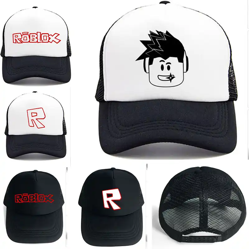 Detail Feedback Questions About 2018 Hot Game Roblox Printed Cap - 2018 hot game roblox printed cap kids summer sun hats fans cool mesh caps cartoon baseball