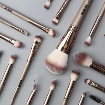 

20pcs Eye Makeup Brushes Kit Smudge Foundation Blush Brush Lip Eyeshadow Eyelash Eyebrow Brush Set Cosmetic