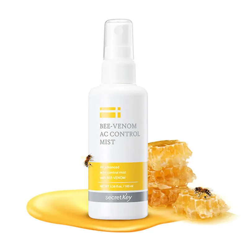 

SECRET KEY Bee Venom AC Control Mist 100ml Acne Treatment Toner Face Skin Care Soothing Moisturizing Nutrition Face Spray Mist