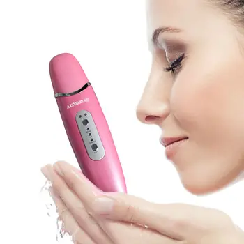 

USB Rechargeable Ultrasonic EMS Electric Ion Face Cleaner Beauty Skin Care Moisturizing Brush Machine Acne Remover Exfoliator