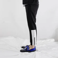 27-44 Для мужчин одежда GD стилист моды тонкий шить 9 штанов повседневные штаны Большие размеры певица костюмы