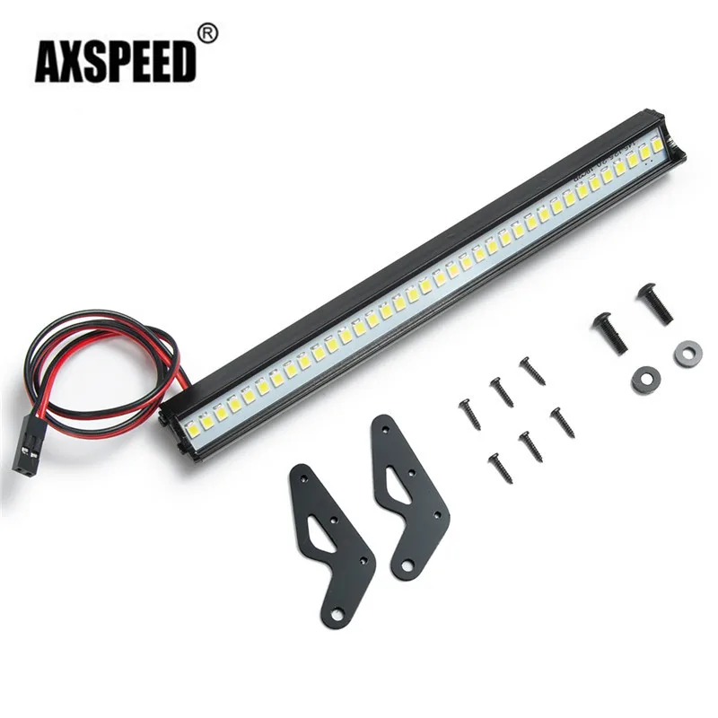AXSPEED Metal Roof LED light bar for 1:10 Traxxas Trx-4 SCX10 90027 II 90046 D90 RC cars with 36 lights | Игрушки и хобби