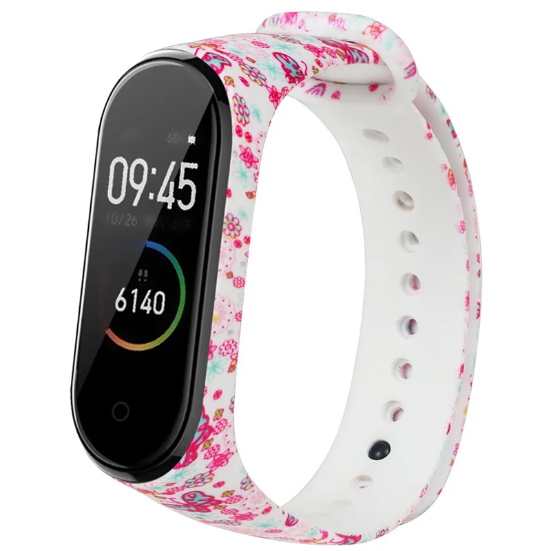 Спортивный Браслет Xiaomi Mi Band 4 сменный цветной ремешок для Miband умный