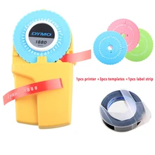9 мм 3D DIY ручной принтер этикеток для Dymo 1880 Тиснение пластиковые ПВХ этикетки ручные этикетки принтер typewritter, бесплатная доставка