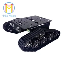 T300 черная версия бак из алюминиевого сплава/Panzer гусеница шасси/экспериментальная платформа, контроллер, интерфейс установки робота