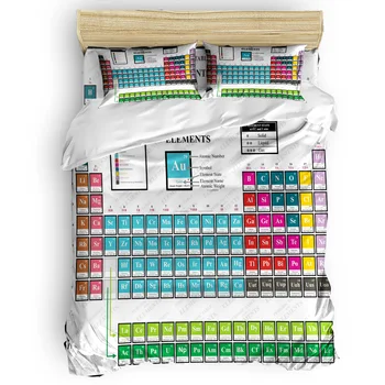 

Periodic Table Of Elements Chemistry Bedding Sets Duvet Set Covers 3 Piece Bedding Sets 4 Piece Bedding Sets Quilt Cover Beddin