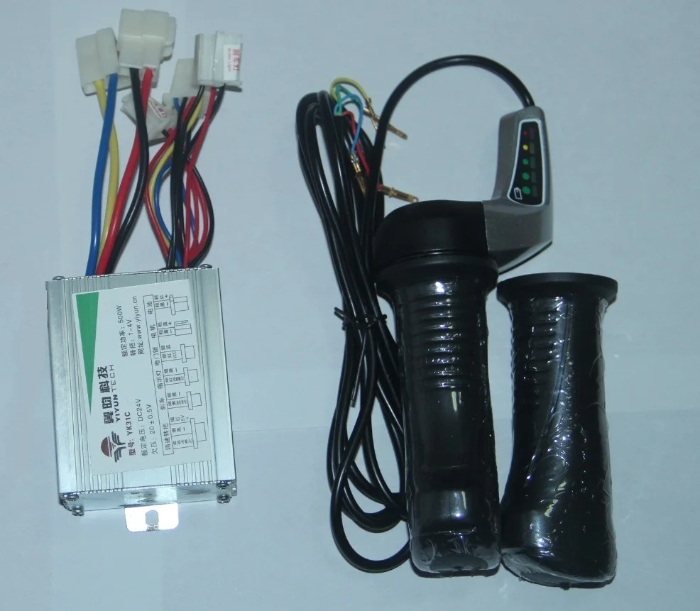 24v 500w Dc Motor Brushed Speed Controller Electric Scooter Throttle Twist Grips Power Display Controlador De Motor Motor Brushes Motor Brush Speed Controllermotor Dc Aliexpress