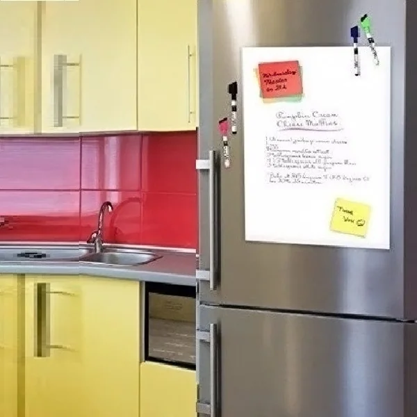 Горячая Распродажа гибких магнитных досок формата А3 для холодильника, кухни, дома, офиса, напоминаний, магнитная доска для сухостирания, белые доски, LXY9 DE17