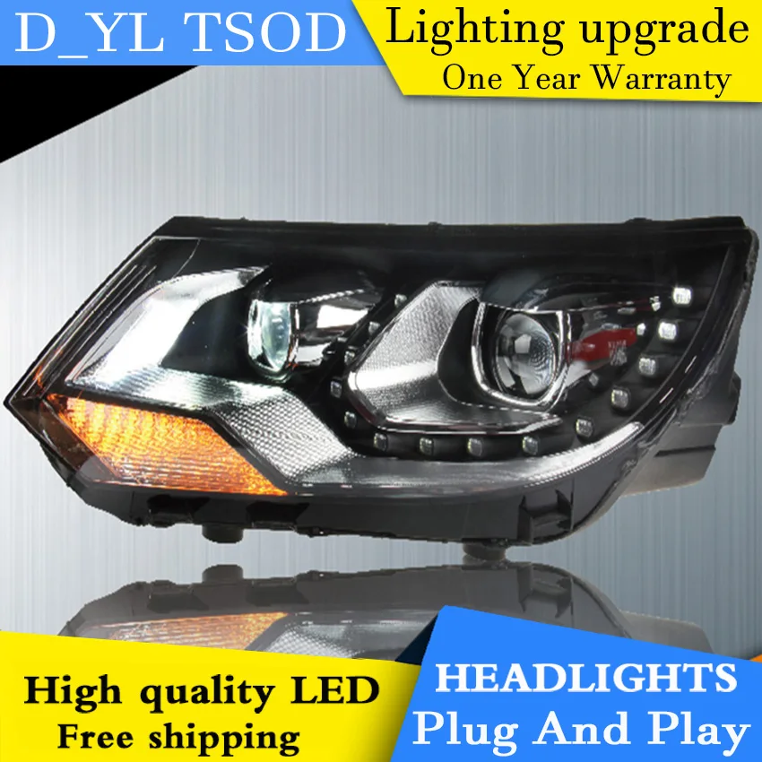 Car Styling For VW Tiguan headlights 2013 2015 Tiguan led headlight