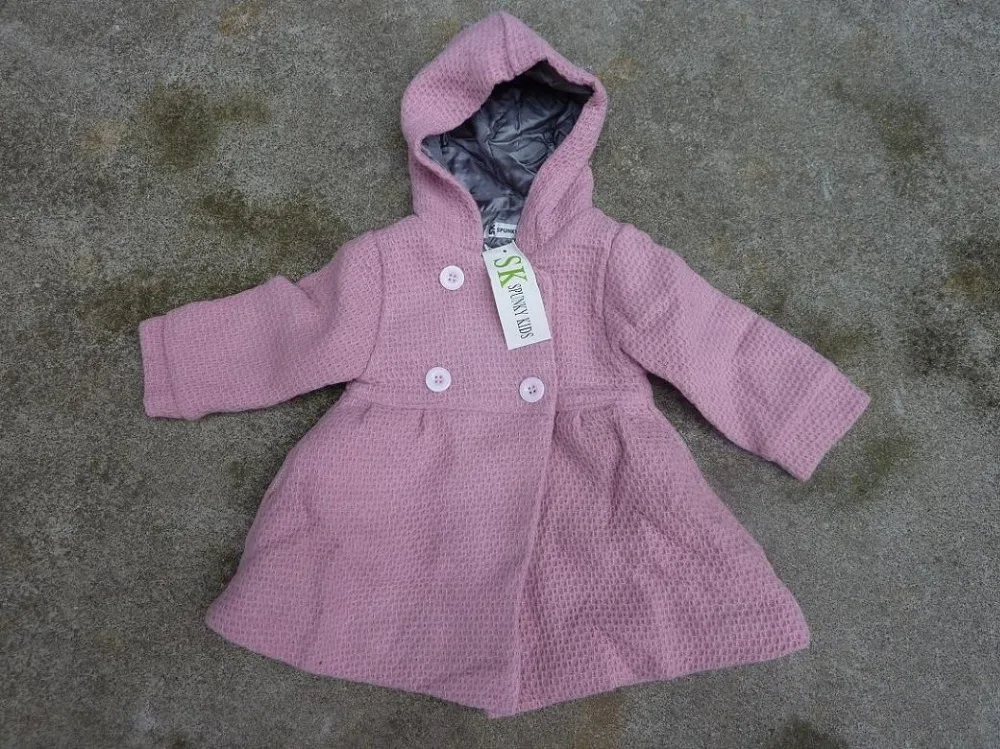 0- 2 лет мода пальто младенца весна и осень одежда для новорожденных пальто девушки Toldder куртка