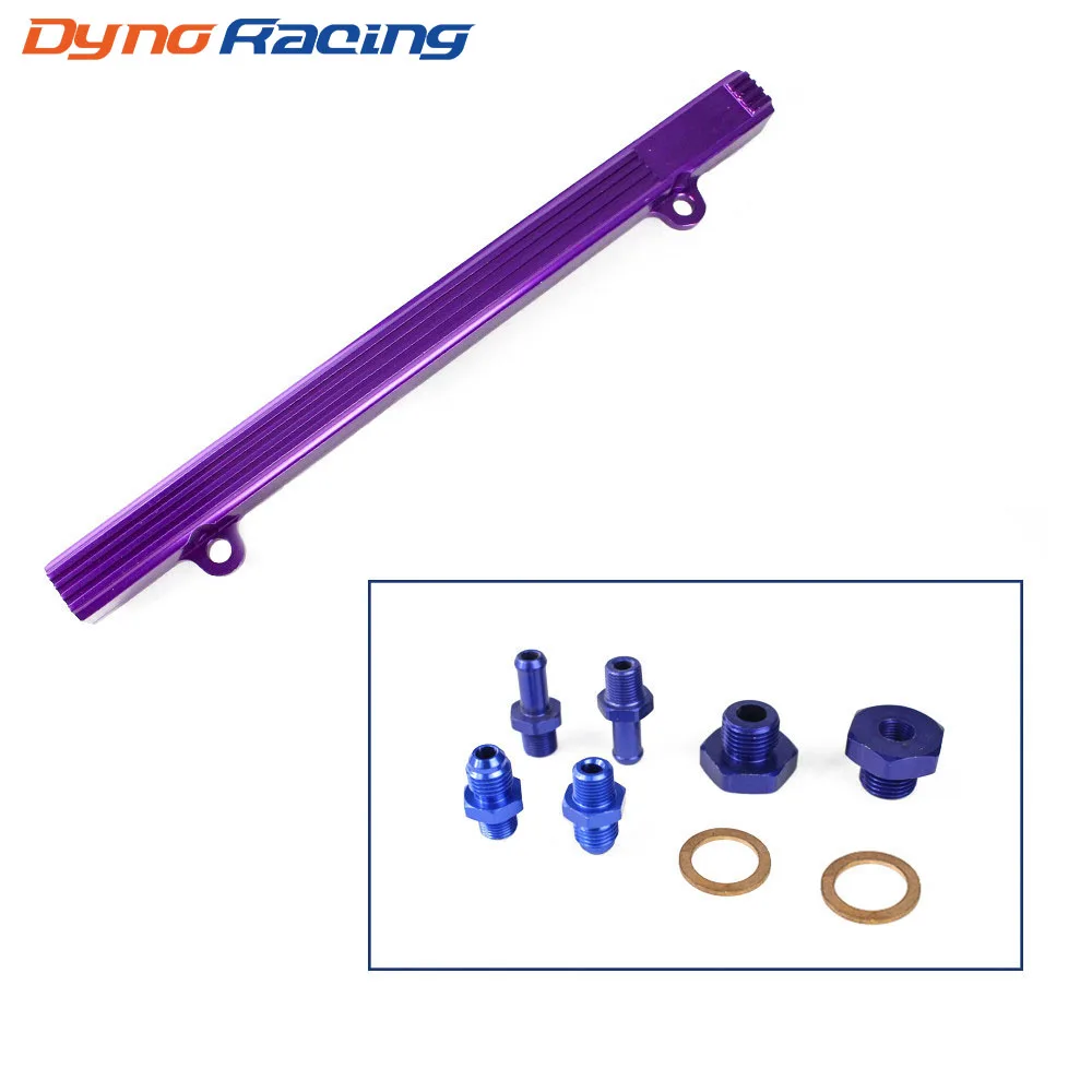 

Aluminum Fuel Rail For Mitsubishi Lancer Mivec GSR 4G92 4G93 1991-1995 Purple Fuel Rail Kits Fuel Supply YC100787