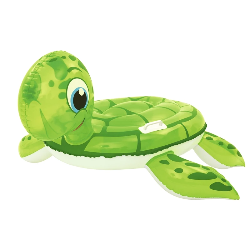 55inch Inflatable Turtle Ride-on Mattress For Kids Swimming Pool Float Water Fun Toys Beach Game Airmat Raft