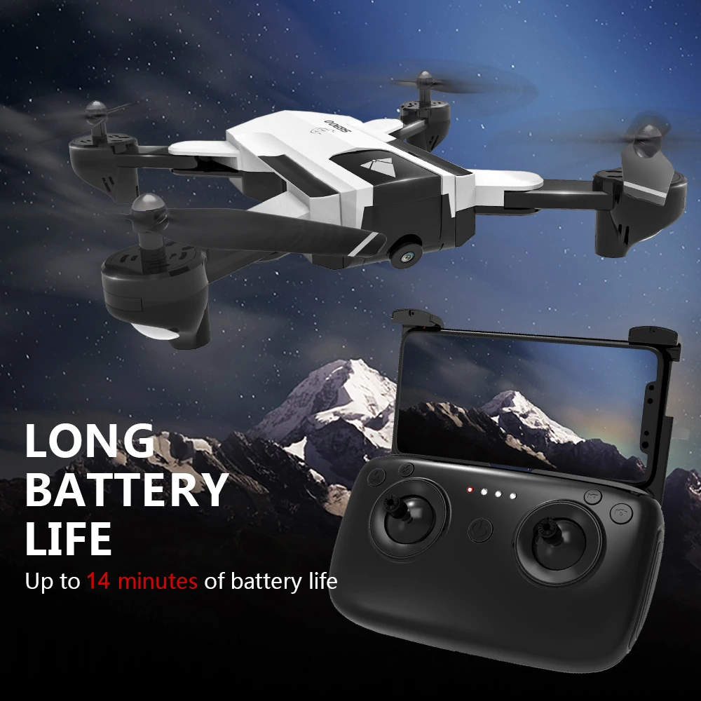 

SG900 RC Drone 720P Wifi FPV Optical Flow Positioning Gesture Control RC Quadcopter Follow Me Altitude Hold Foldable