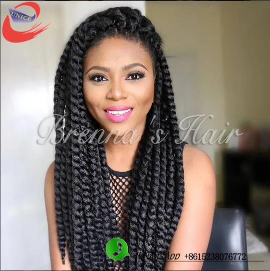 : Buy Crochet havana mambo twist hairstyles synthetic braiding hair ...