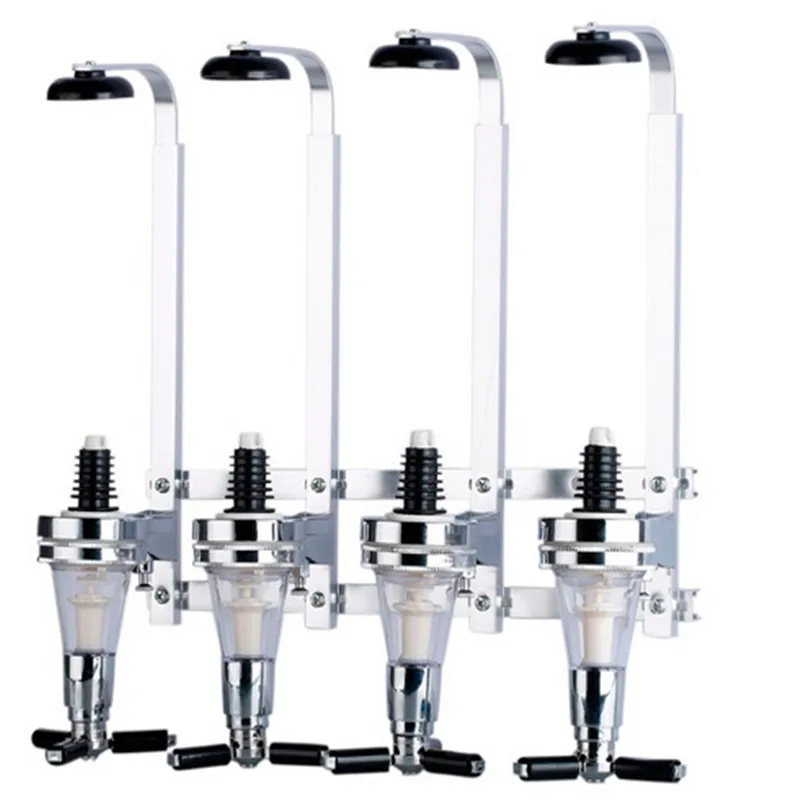 4 Head Bar Beverage Liquor Dispenser Wine Pourer Alcohol Juice