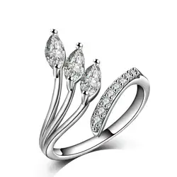 Чистый кольца из стерлингового серебра 925 для женские обручальные кольца оригинальные украшения JZ93 винтажный, с серебряным покрытием bague