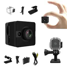 SQ 12 Водонепроницаемая мини-камера 720p камера ночного видения широкоугольный объектив Мини видеокамера DV диктофон Экшн-камера SQ12