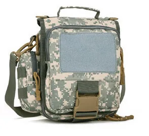 Новинка, цветная Мужская винтажная нейлоновая школьная военная сумка на плечо, сумка-мессенджер - Цвет: ACU