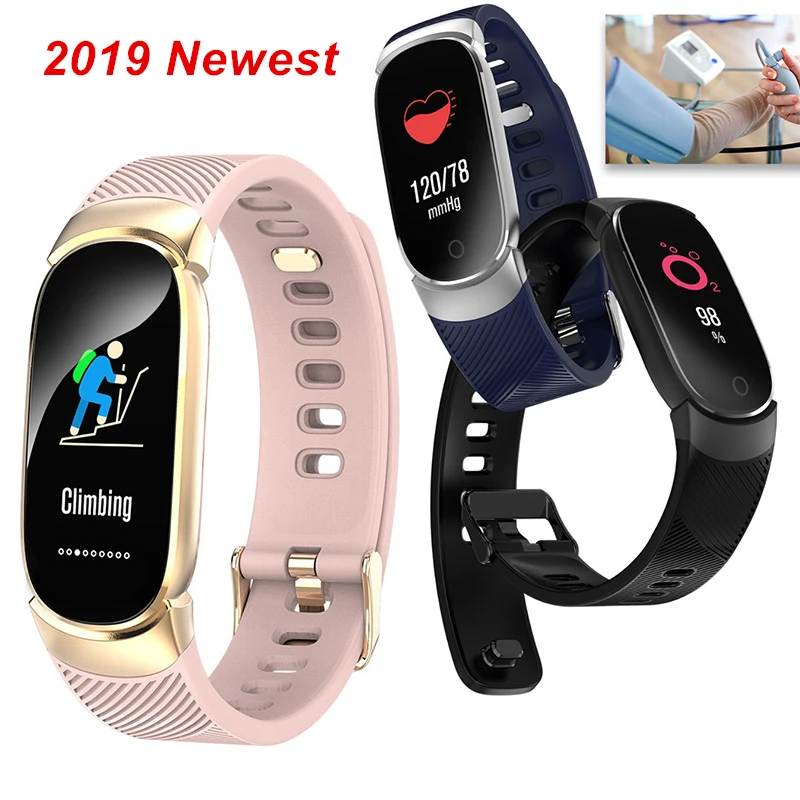 

QW16 Color Screen Heart Rate Blood Pressure Sport Bracelet Waterproof Pedometer Smart Bracelet Band Pulsera Inteligente