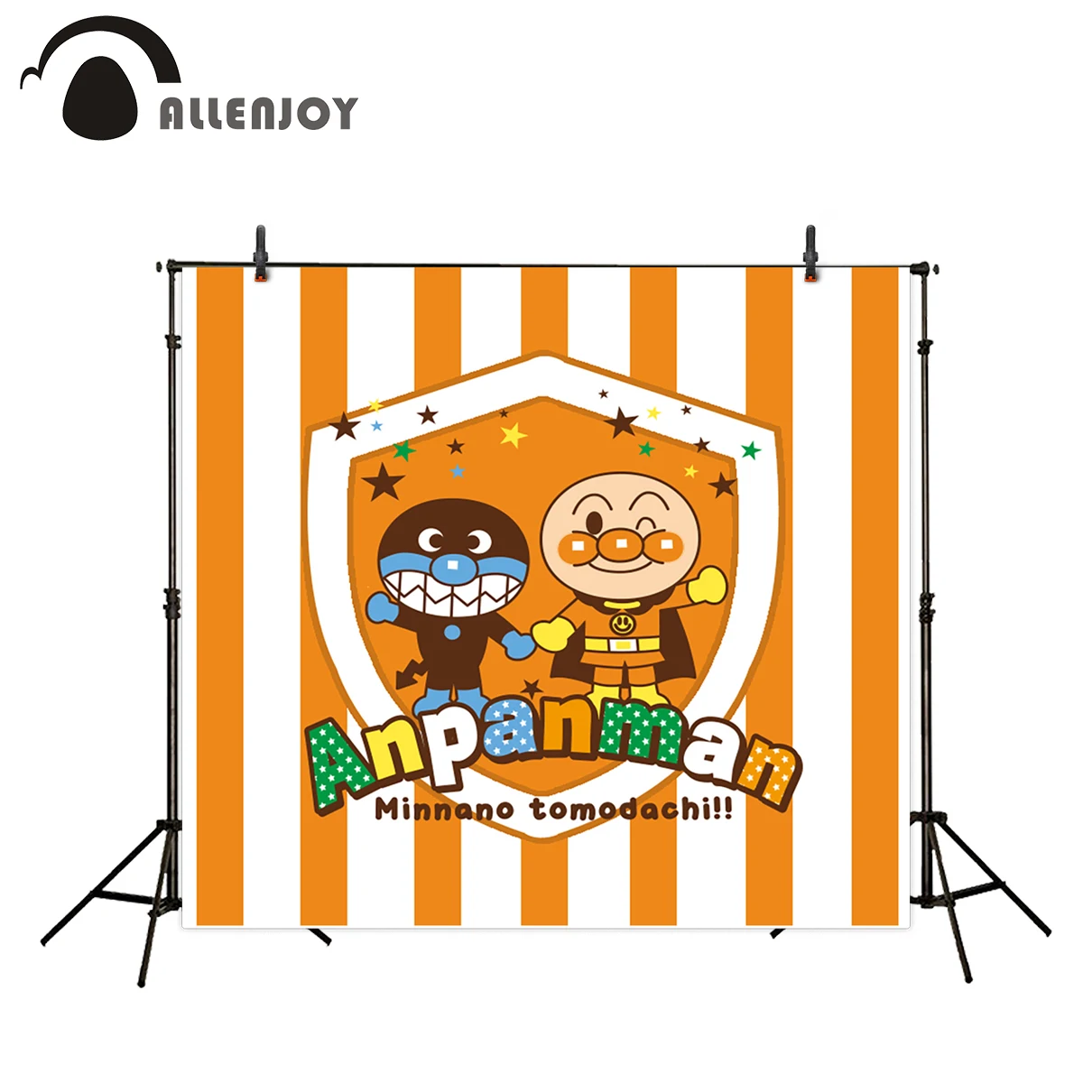 Allenjoy Latar Belakang Fotografi Kuning Dan Putih Bergaris Jepang