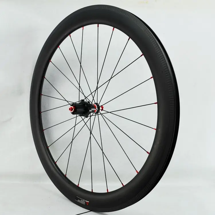 Excellent Carbon Road Bike Wheel Straight Pull Low Resistance bearing Hub 25mm Wider Clincher Tubeless 700c Wheelset 3K twill 40/50/55MM 20