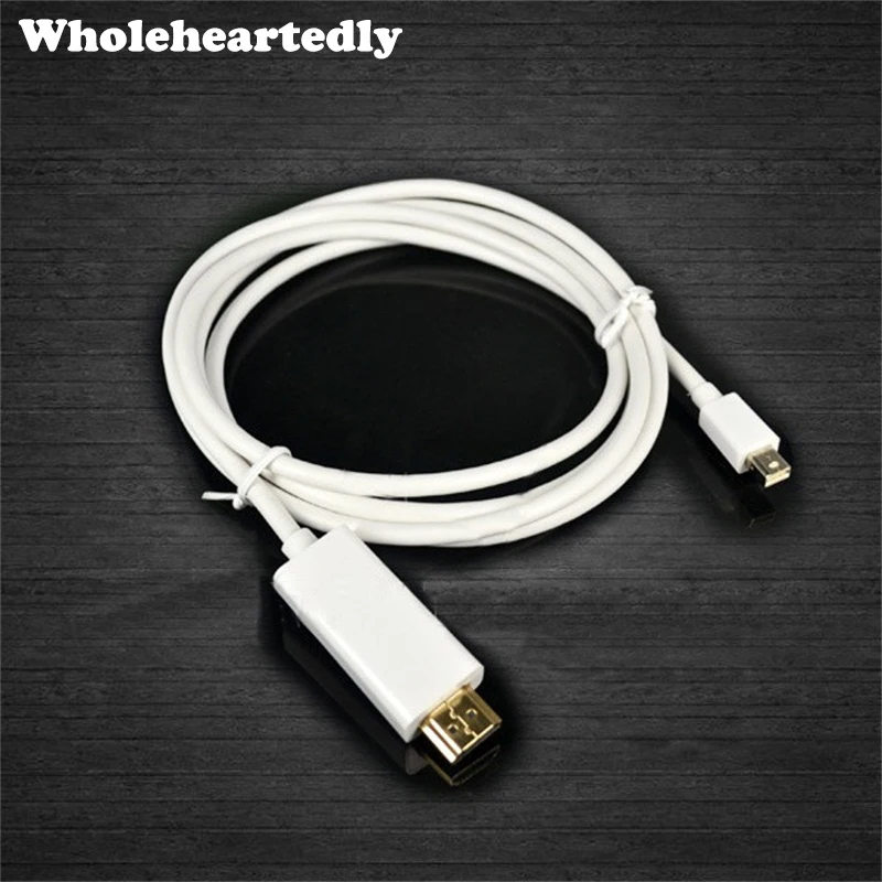1 8 м/6 футов Mini Displayport MINI DP to HDMI Мужской адаптер конвертер кабель Thunderbolt Дисплей